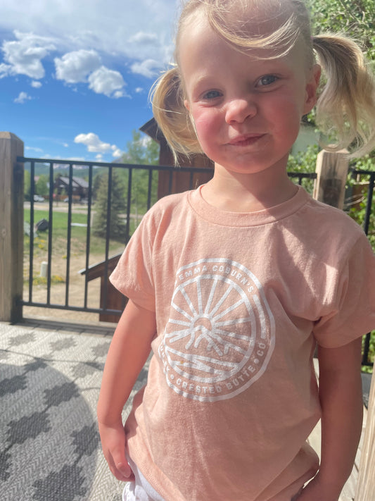 Elk Run Toddler Pink Tee